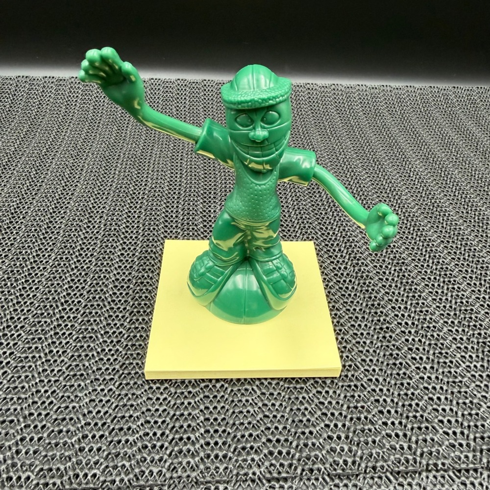 Vintage McDonalds Happy Meal Green Basketball Player Figure Toy Collectible